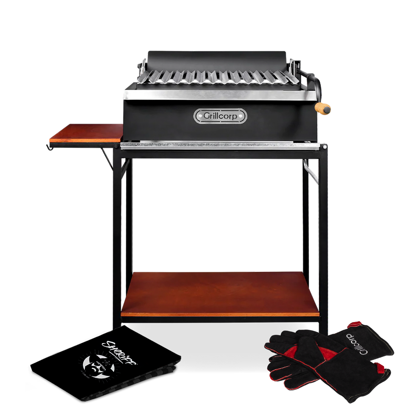 Parrilla Argentina de Metal Chíca + Funda + Guantes de cuero | Grillcorp