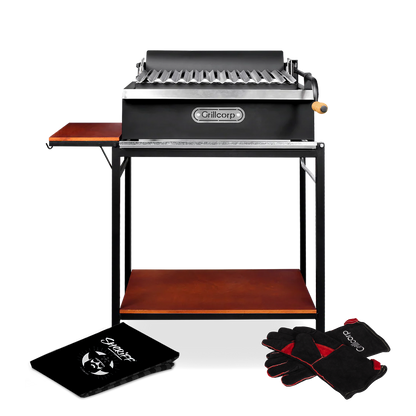Parrilla Argentina de Metal Chíca + Funda + Guantes de cuero | Grillcorp