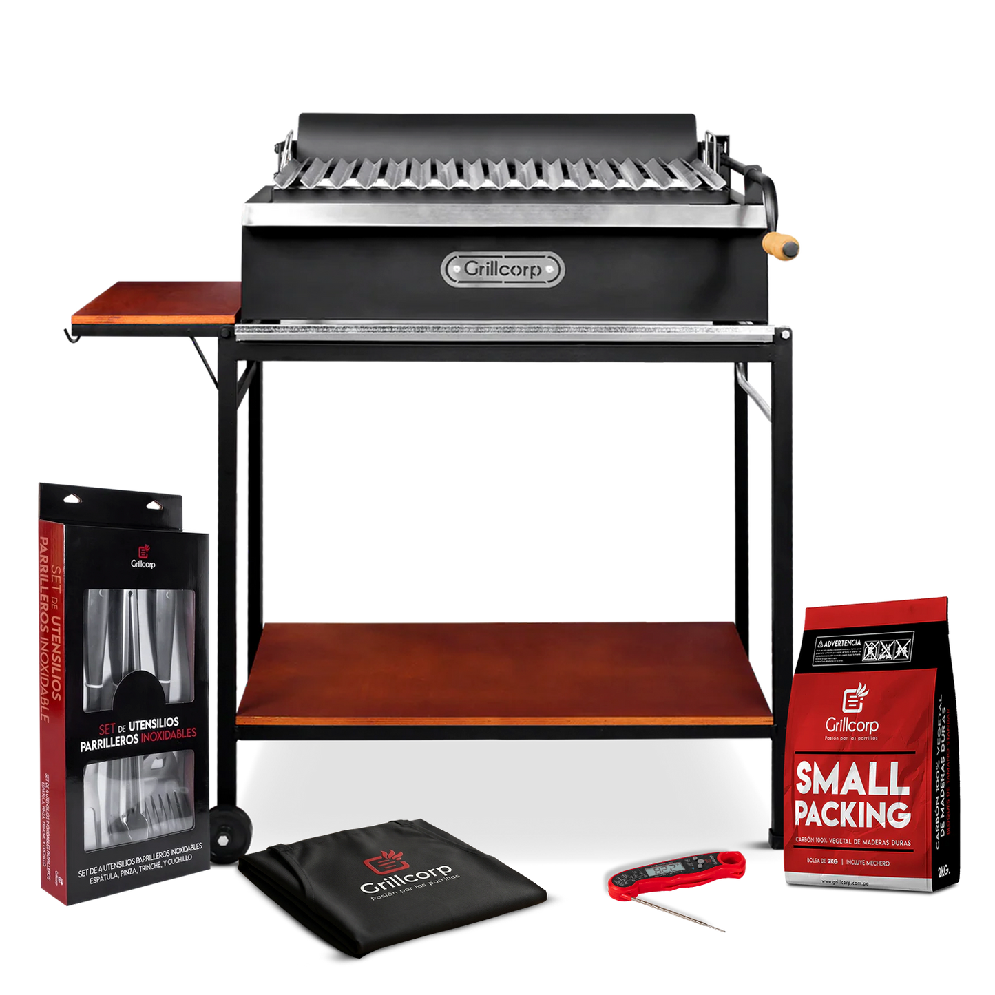 Parrilla Argentina de Metal Mediana + Accesorios Parrilleros | Grillcorp