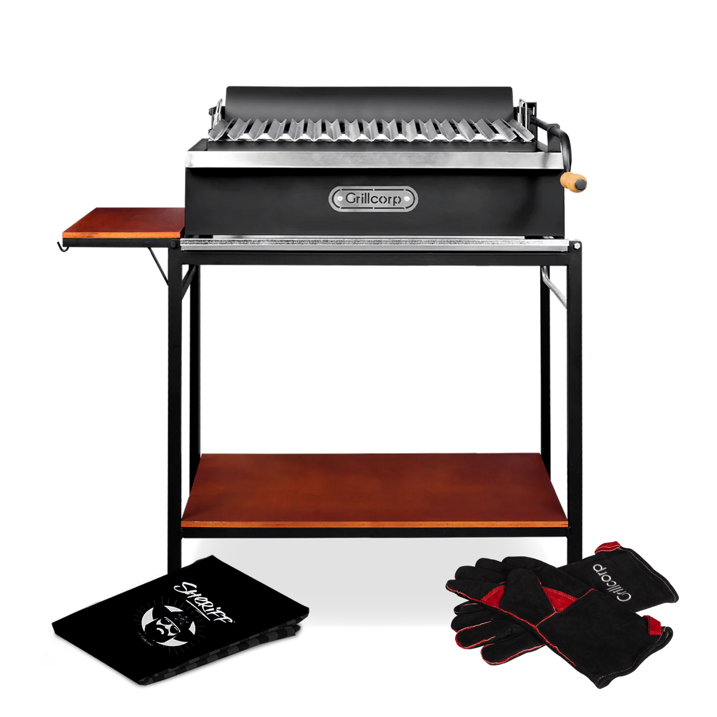 Parrilla Argentina de Metal Mediana + Funda + Guantes de cuero | Grillcorp