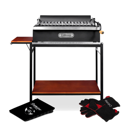 Parrilla Argentina de Metal Mediana + Funda + Guantes de cuero | Grillcorp