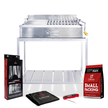 Parrilla Modelo STD de Metal Grande + Accesorios Parrilleros | Grillcorp