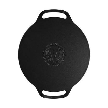 Plancha para Pizza doble Asa de Hierro fundido Esmaltado | Victoria