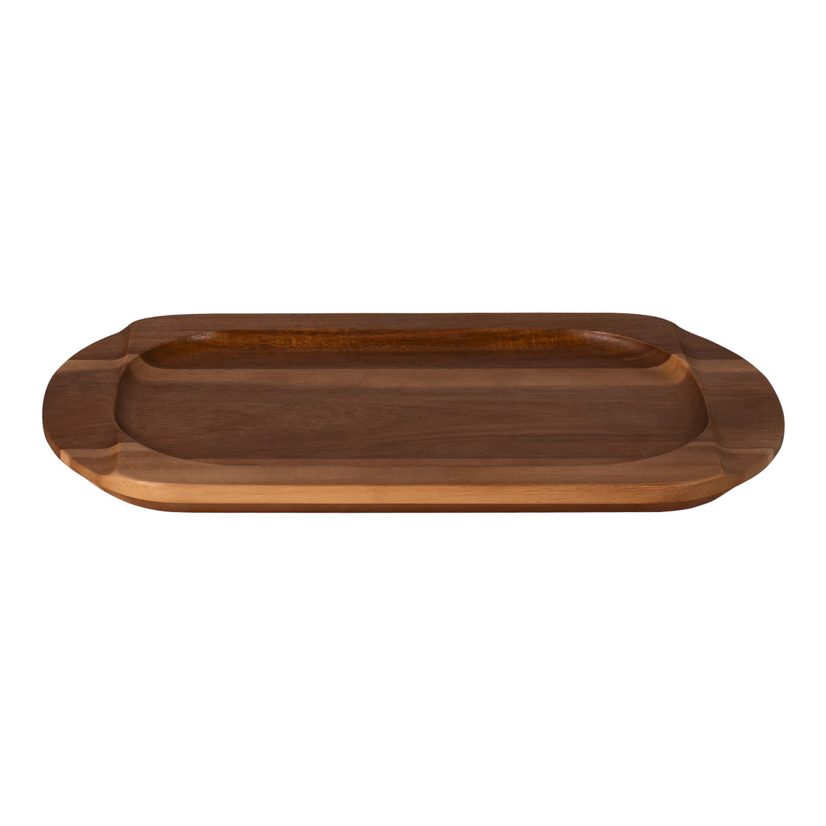 Base de Madera de Acacia Ovalada 37 x 21 cm | Victoria