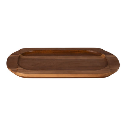 Base de Madera de Acacia Ovalada 37 x 21 cm | Victoria