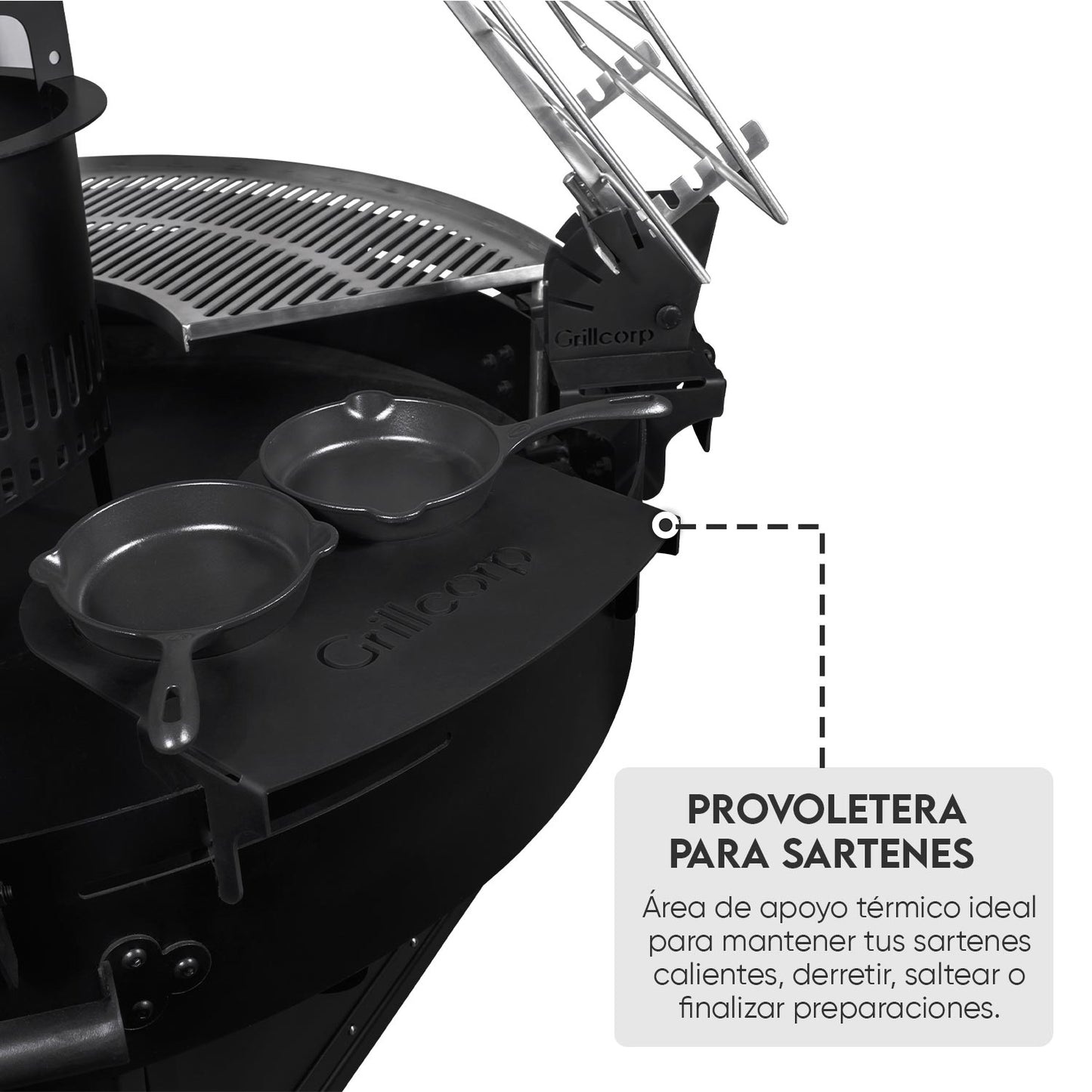 Domo Fogonero TITÁN de 120 cm | Grillcorp