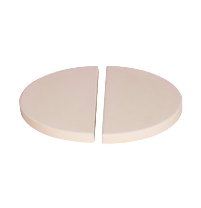 Deflactor de media luna para kamado