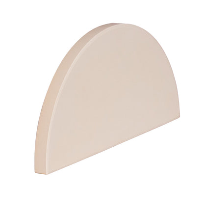 Deflactor de media luna para kamado