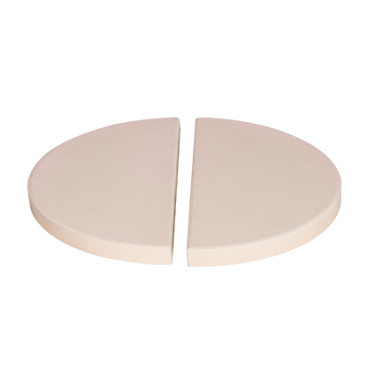 Deflactor de media luna para kamado