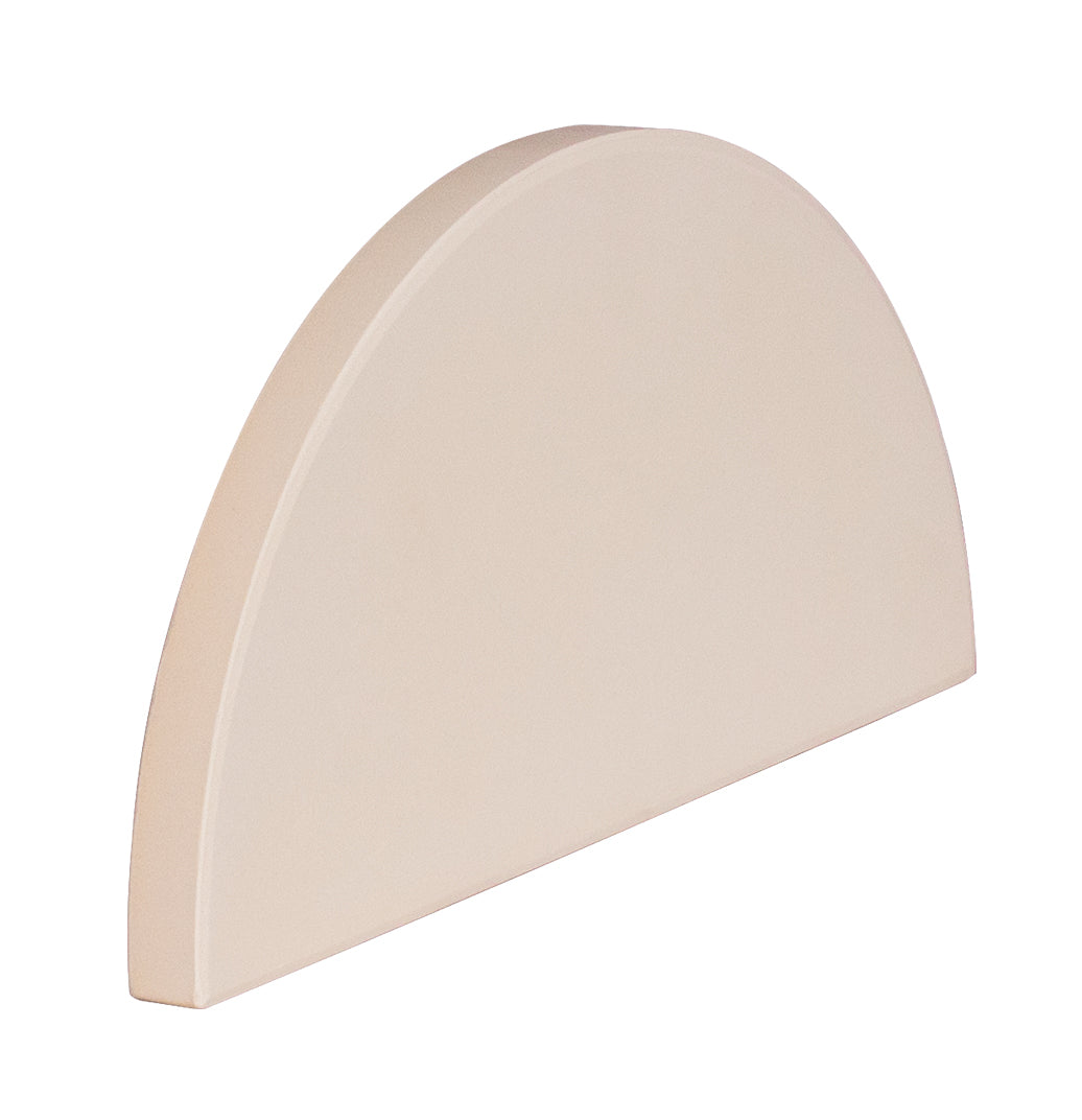 Deflactor de media luna para kamado