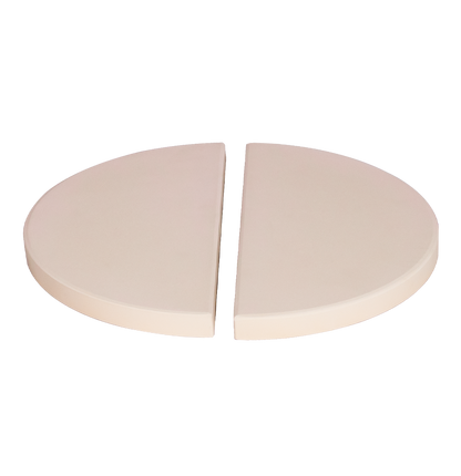 Deflactor de media luna para kamado