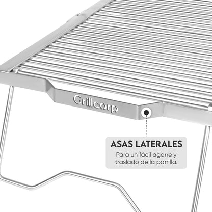 Parrilla Mediana de Camping Inoxidable | Grillcorp