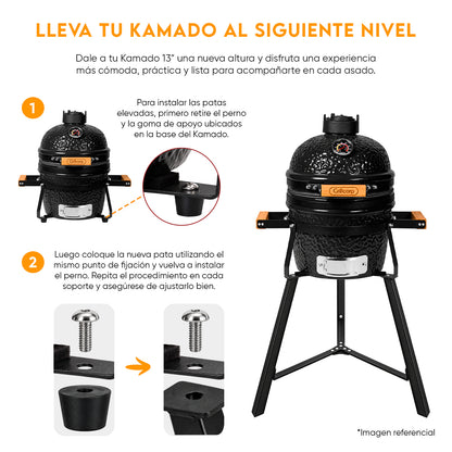 Base-Soporte para Kamado de 13" | Grillcorp