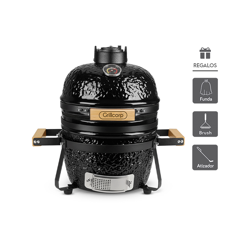 Kamado Clásico 13" Negro | Grillcorp