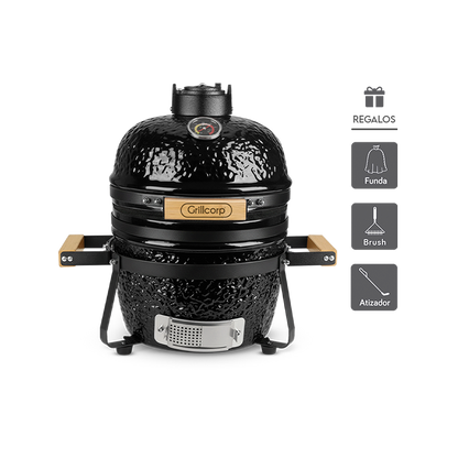 Kamado Clásico 13" Negro | Grillcorp
