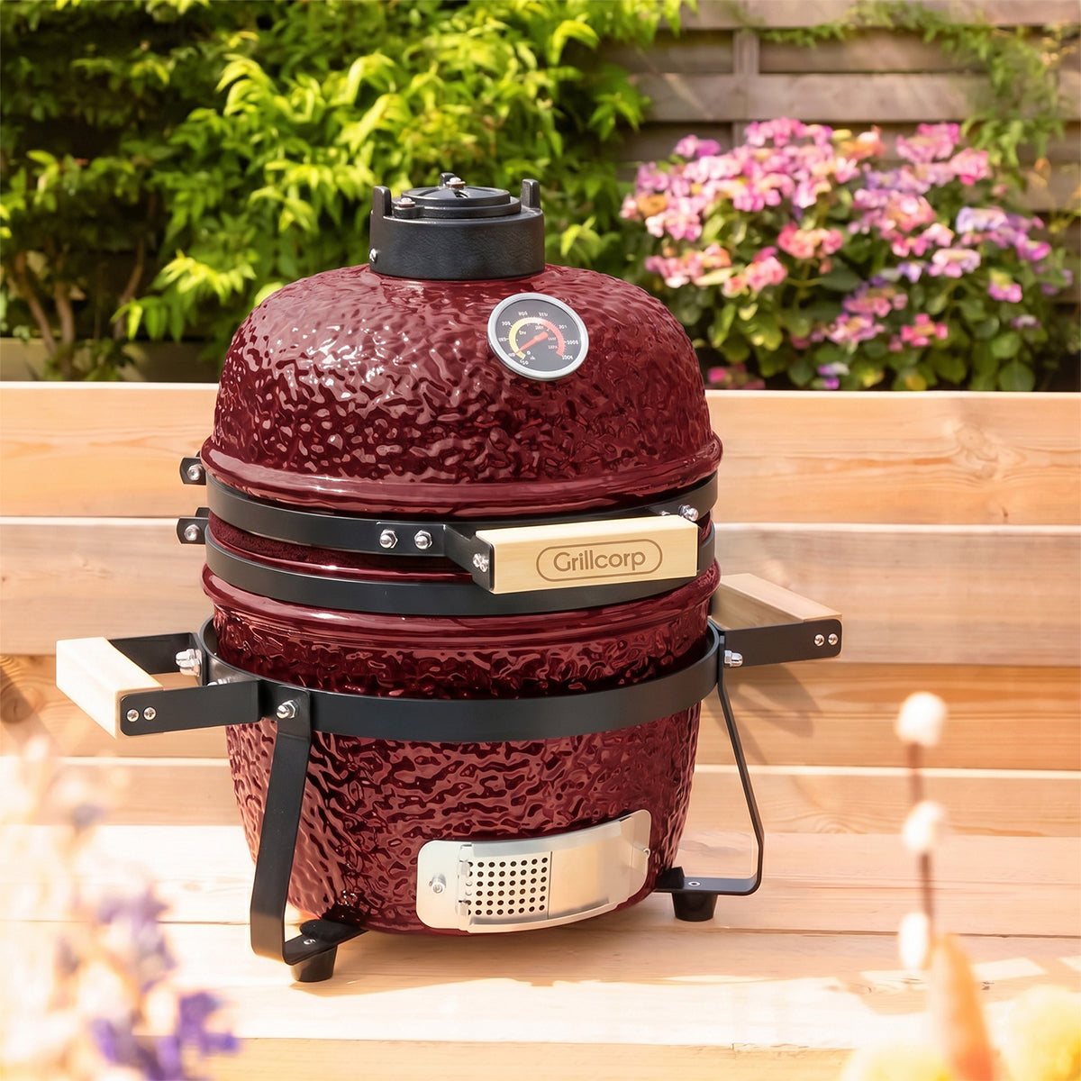 Kamado Clásico 13" Rojo | Grillcorp
