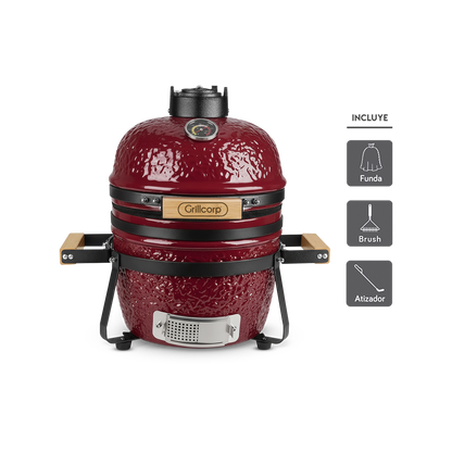 Kamado Clásico 13" Rojo | Grillcorp
