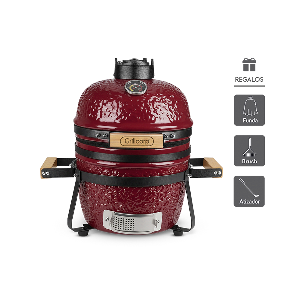 Kamado Clásico 13" Rojo | Grillcorp