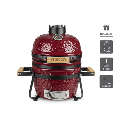 Kamado Clásico 13" Rojo | Grillcorp