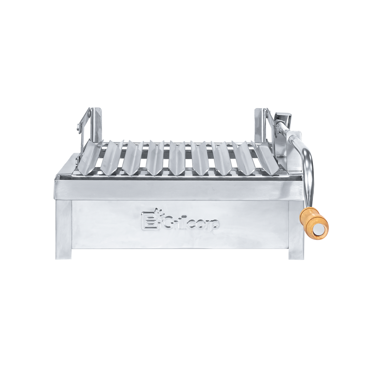 Parrilla Empotrable con sistema de levante Inoxidable Chico 26cm x 38cm