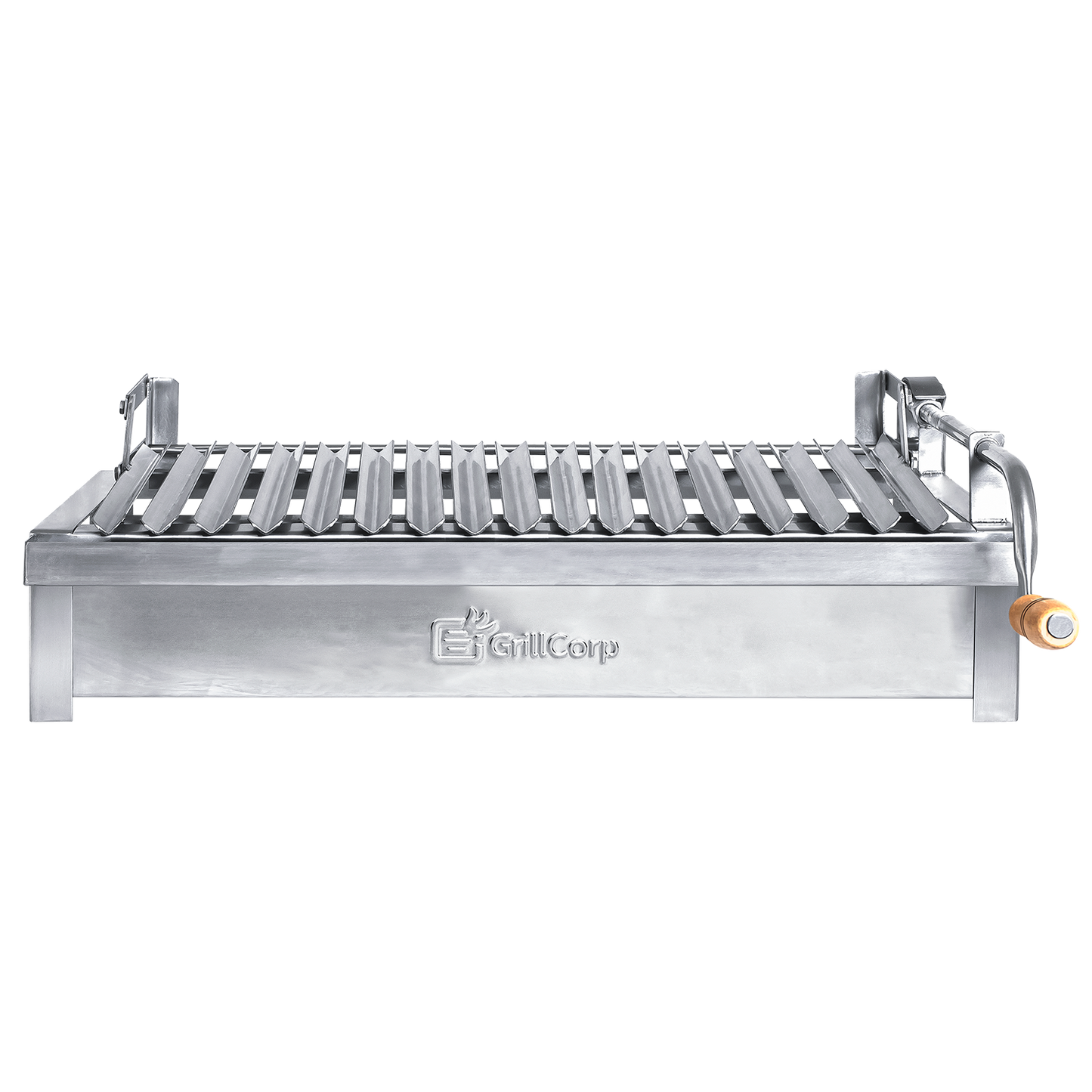 Parrilla Empotrable con sistema de levante Inoxidable Grande 40cm x 69cm