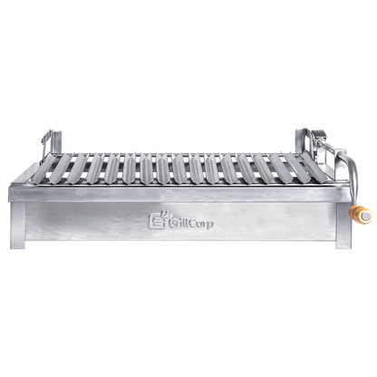Parrilla Empotrable con sistema de levante Inoxidable Grande 40cm x 69cm