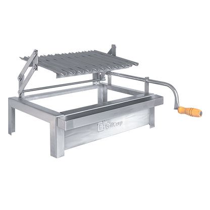 Parrilla Empotrable con sistema de levante Inoxidable Junior 32cm x 49cm