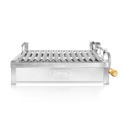 Parrilla Empotrable con sistema de levante Inoxidable Mediana 35cm x 59cm