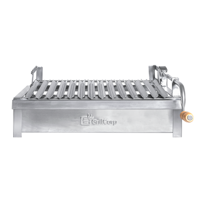 Parrilla Empotrable con sistema de levante Inoxidable Mediana 35cm x 59cm