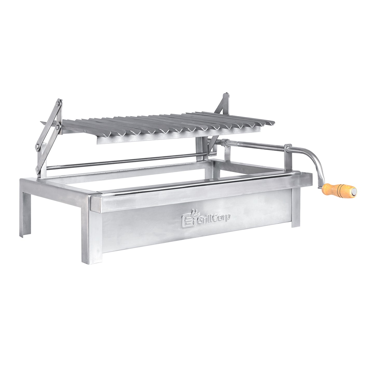 Parrilla Empotrable con sistema de levante Inoxidable Mediana 35cm x 59cm