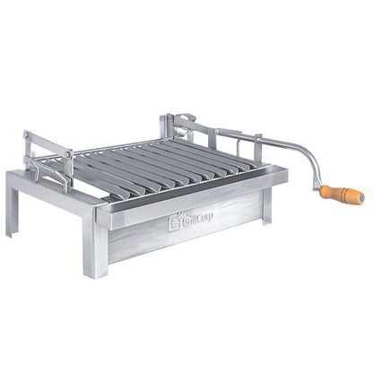 Parrilla con sistema de levante Inoxidable