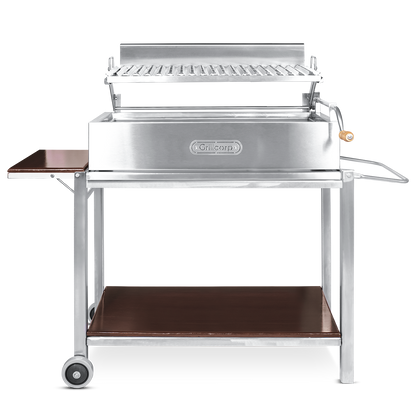 Parrilla Argentina Grande Empotrable Inoxidable 80cm x 50cm | Grillcorp