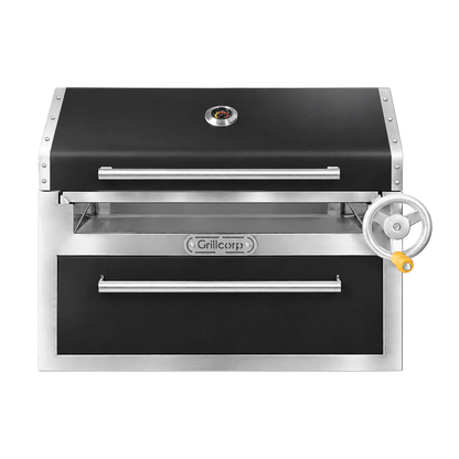 Parrilla Empotrable con Tapa y Caja China PREMIUM 80cm x 50cm | Grillcorp