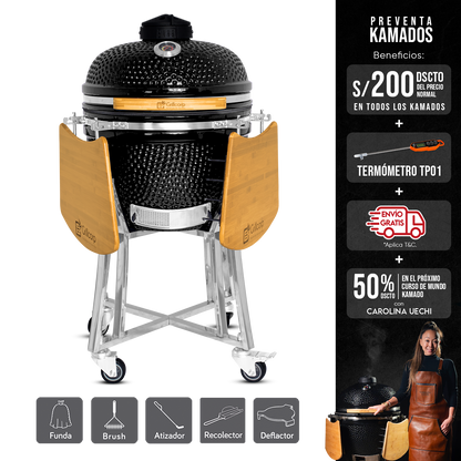 Kamado Clásico 20" + Deflactor para pizza