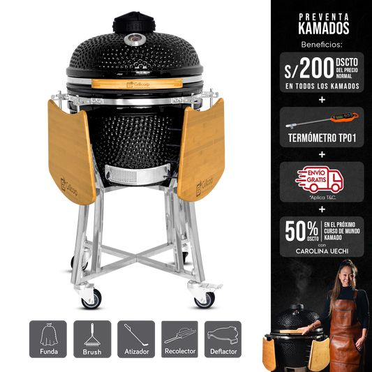 Kamado Clásico 20" + Deflactor para pizza