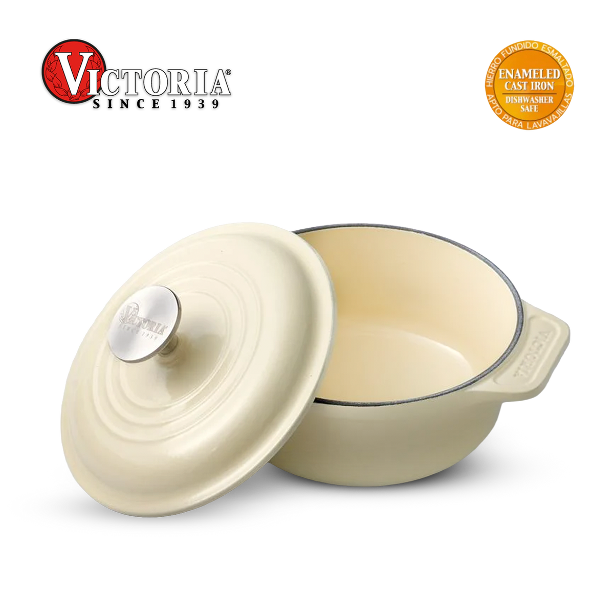 Olla de 2QT de hierro fundido de la línea Sable | Victoria