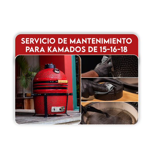 Servicio de mantenimiento premium para Kamado de 15-16-18