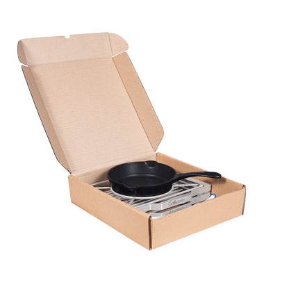 Set de Camping Parrillero Inoxidable x 4 piezas