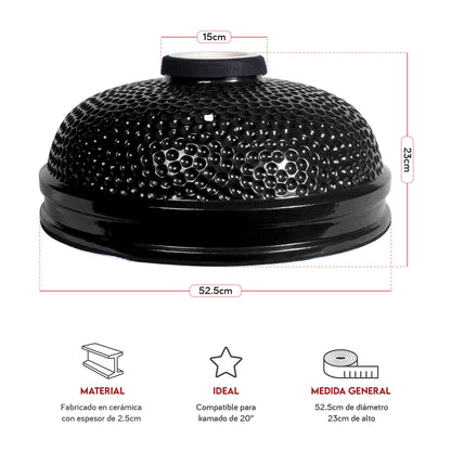 Tapa de cerámica para kamado