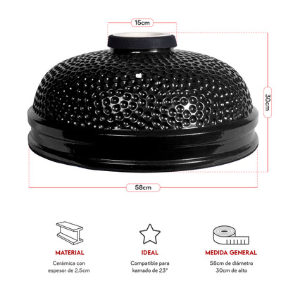 Tapa de cerámica para kamado
