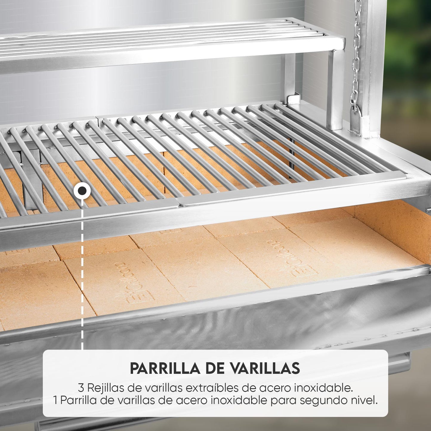 Parrilla Uruguaya Grande 143x165x65