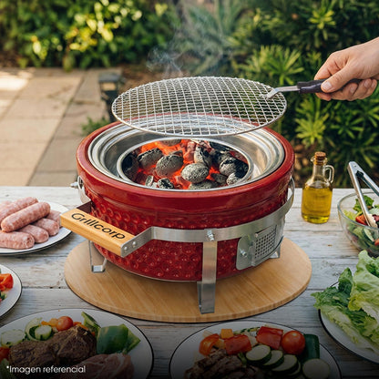 Parrilla cerámica Redonda de mesa Hibachi | Grillcorp