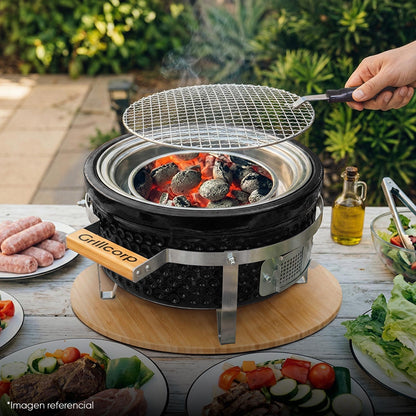 Parrilla cerámica Redonda de mesa Hibachi | Grillcorp