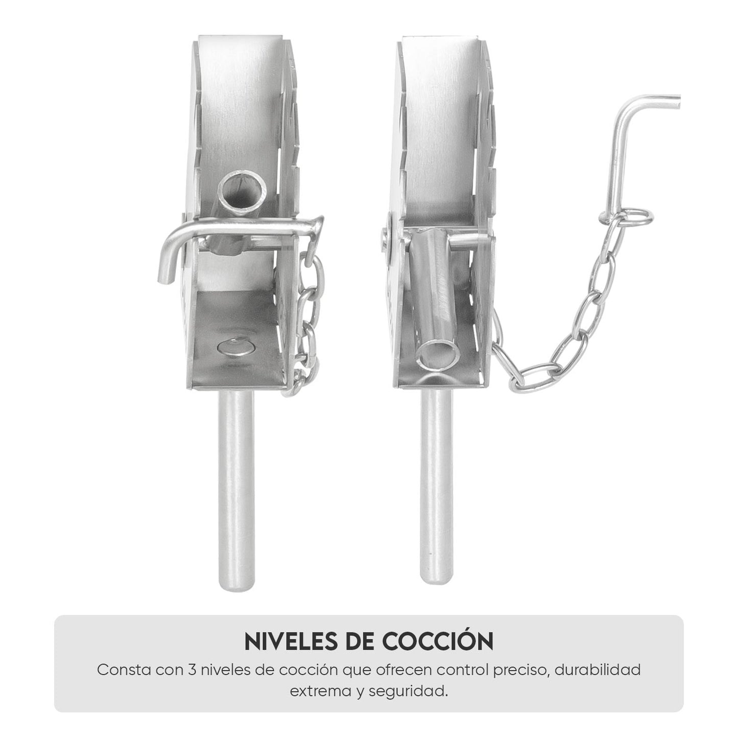 Base Inoxidable para Estaca Parrillera | Grillcorp