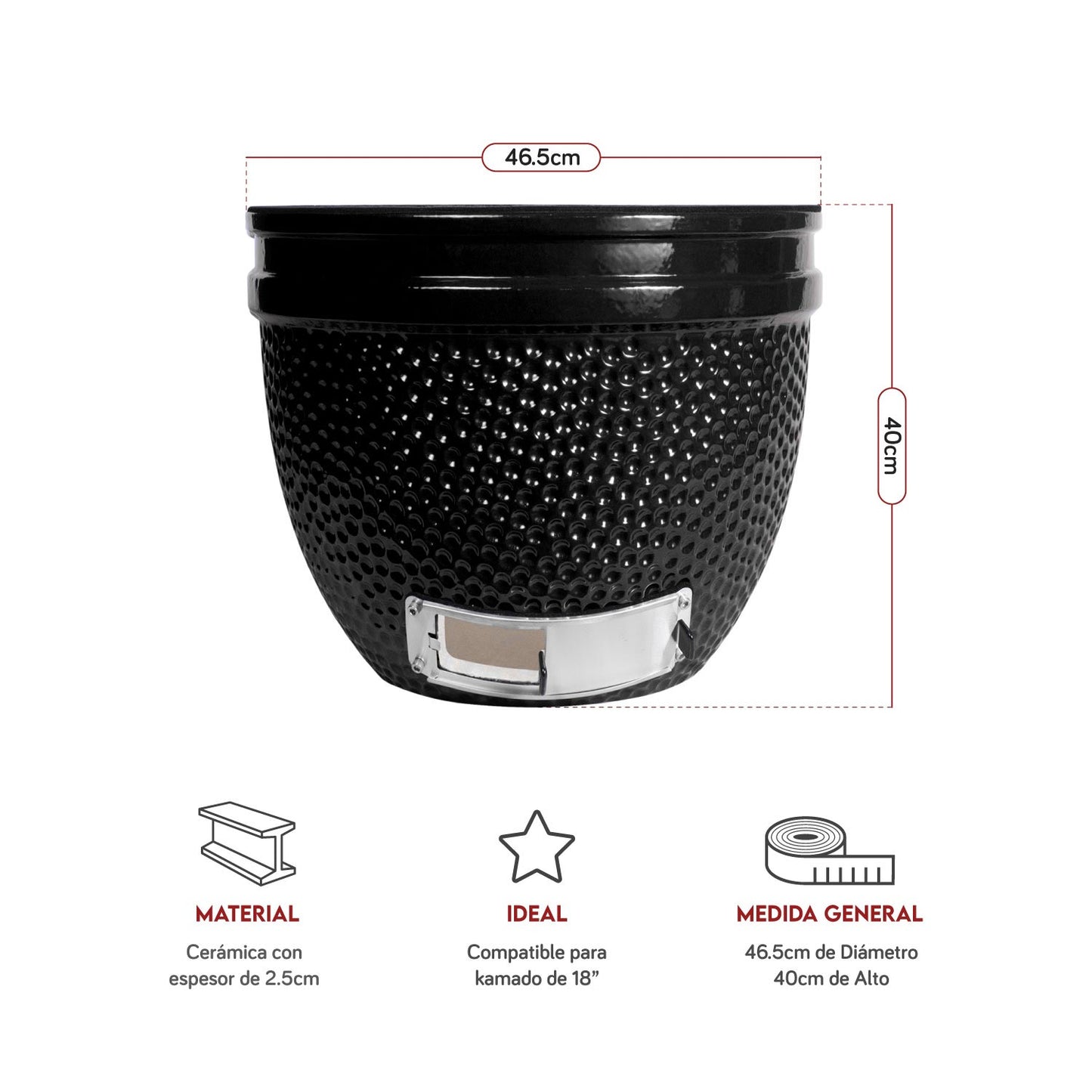 Base de cerámica para kamado | Grillcorp