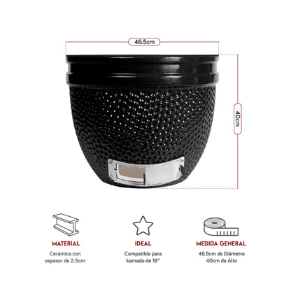 Base de cerámica para kamado | Grillcorp