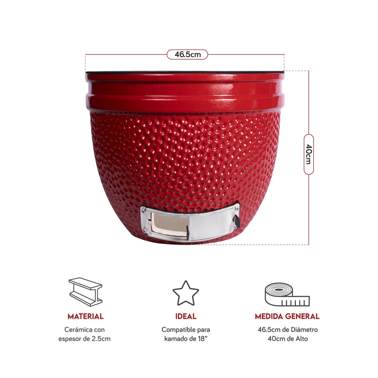 Base de cerámica para kamado | Grillcorp