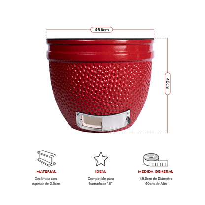 Base de cerámica para kamado | Grillcorp