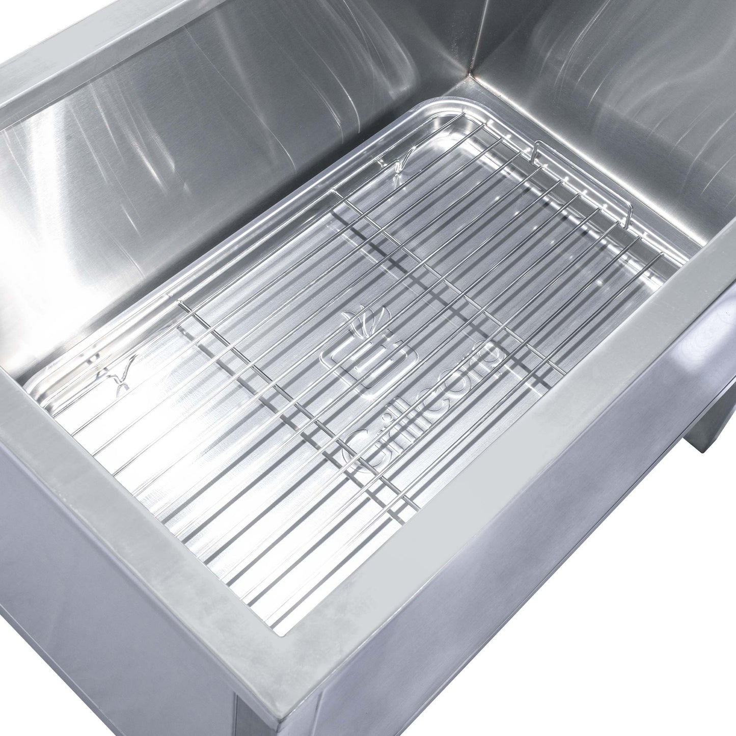 Caja China Mediana de Acero Inoxidable