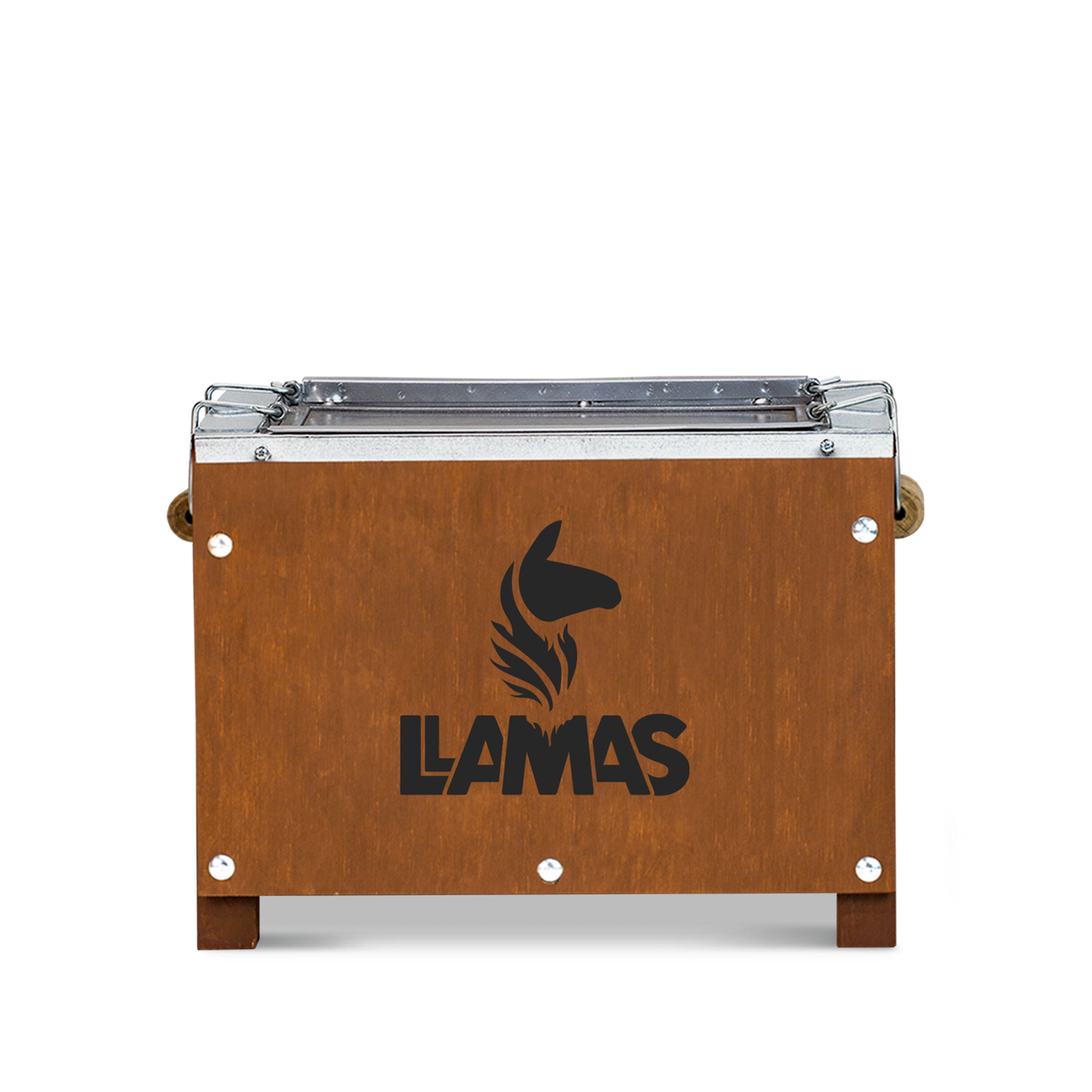 Caja China Mini Galvanizada Caoba - Llamas